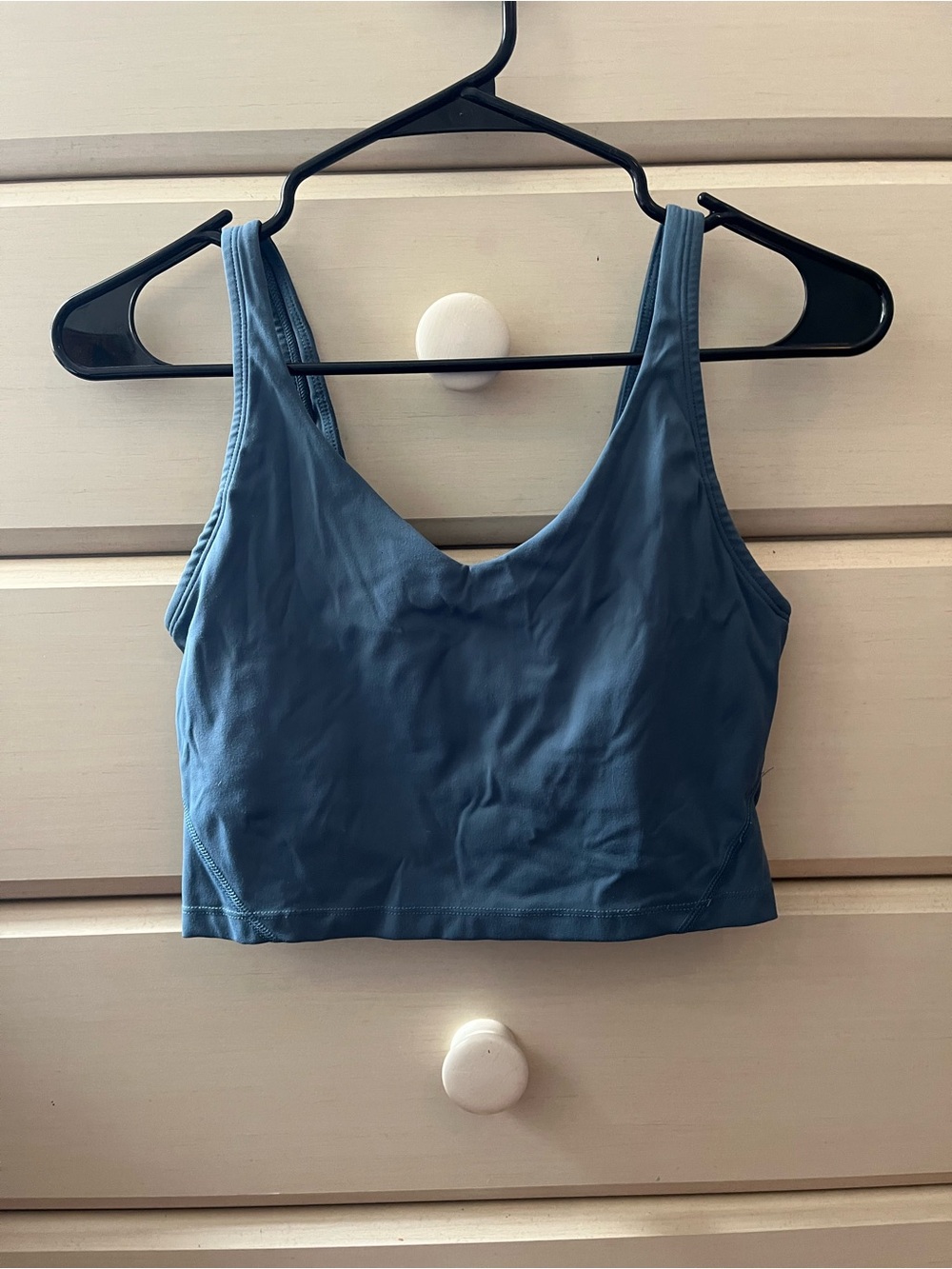Blue Women's Tank Top Crop - Lightweight Activewear